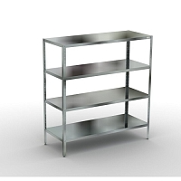 Стеллаж кухонный разборный КОБОР СК-150/50/430 (высота 1800)